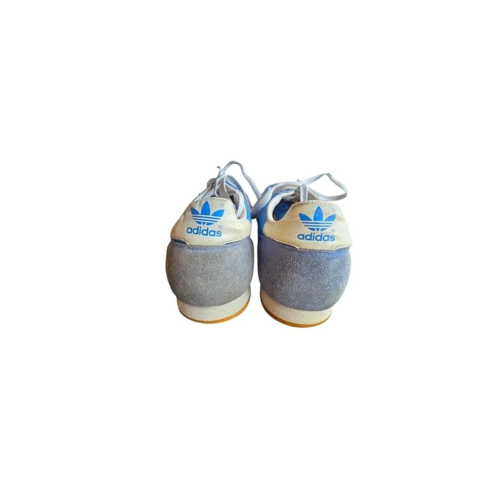 Adidas Dragon Blue White Suede Nylon Sneakers Men's Shoes 8.5 05/2004